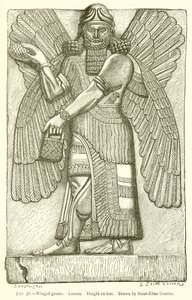 Génie ailé. Louvre