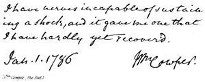 William Cowper, le poète