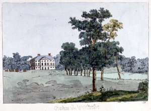 Wolterton Hall, Norfolk, maison des Walpoles, illustration de 