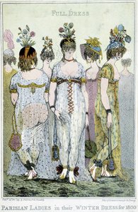 Merveilleux : femmes parisiennes dans leurs robes d