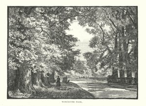 Worcester Park (gravure) - English School