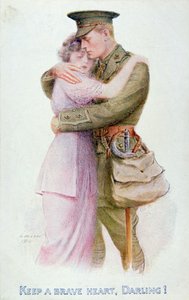 Carte postale de la Première Guerre mondiale, vers 1914-18