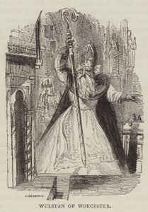 Wulstan de Worcester (gravure) - English School
