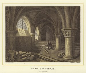 Cathédrale de York, la crypte