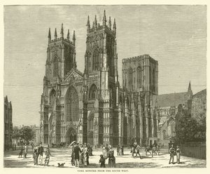 York Minster depuis le sud-ouest