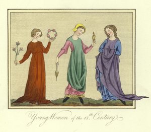Jeunes femmes du 13ème siècle - English School