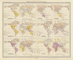 Zoogéographie : Aves, Coraciiformes, Psittaciformes, Strigiformes