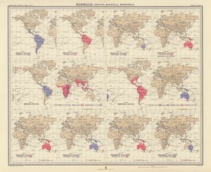 Zoogéographie : Mammifères, Édentés, Marsupiaux, Monotrèmes