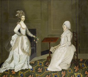 Deux dames dans un intérieur, l
