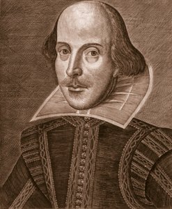 Portrait de William Shakespeare, gravé par Martin Droeshout (vers 1560-vers 1642), 1623 - English School English School