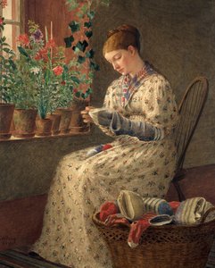 Un mois de raccommodage, 1876 - Enoch Wood Perry