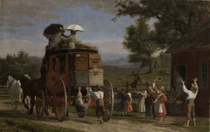 Le carrosse de Pemigewasset - Enoch Wood Perry