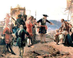 Le duc Vittorio Amedeo II di Savoia à Carmagnola (détail)