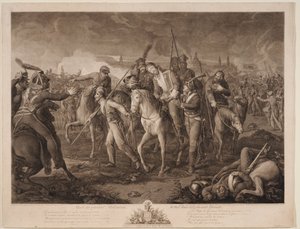 Mort du général Aleksey Melissino le 26 août 1813, 1813 - Ephraim Gottlieb Krüger