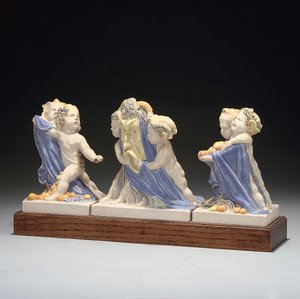 Groupe de figurines en trois parties sur socle - Eric Bradbury