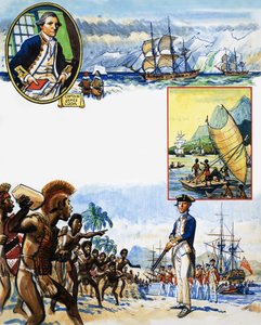 Scrapbook of the British Sailor : Voyages de découverte