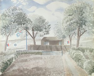 Aérodrome, vers 1942 - Eric Ravilious