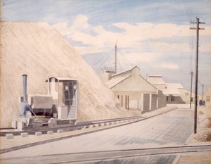 Usines de ciment - Eric Ravilious