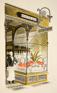 Bar à huîtres, illustration de 
