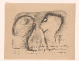 Deux figures abstraites (Idealisten II et autres annotations)