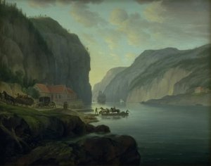 Svinesund près de Frederikshald en Norvège