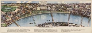 Plan du Savoy Hotel à Londres, c. 1940