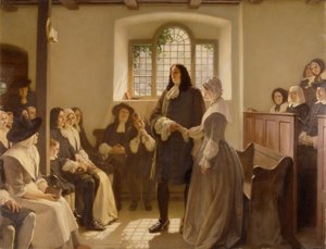 Le Mariage de William Penn et Hannah Callowhill à la Maison de Réunion des Amis, Le Couvent, Bristol
