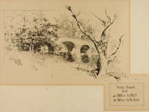 Pont du ruisseau - Ernest C. Peixotto