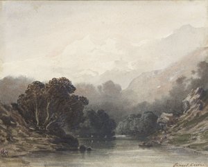 Lac de montagne à l