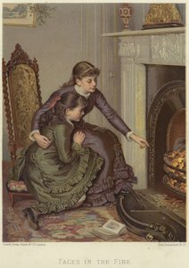Visages dans le feu - Ernest Gustave Girardot