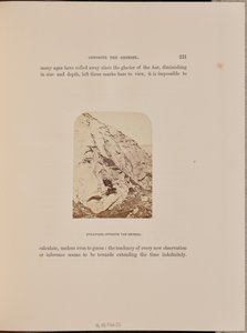 Striations en face du Grimsel - Ernest H. Edwards