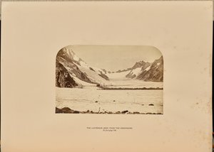 Le Lauteraar Joch depuis la descente - Ernest H. Edwards