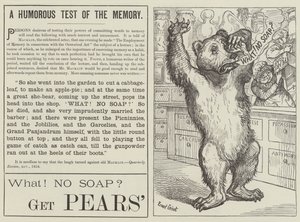 Publicité, savon Pears - Ernest Henry Griset