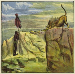Chasse au lion Ashanti