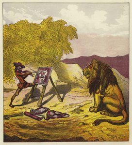 John Bold peignant le lion