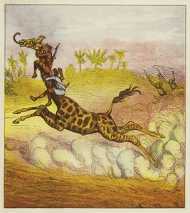 Les frères Bold échappent aux gorilles en chevauchant une girafe