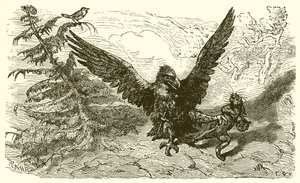 Le moineau et le lièvre - Ernest Henry Griset