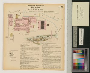Manantico Bleach and Dye Works, Hexamer General Surveys, Volume 12, Plate 1101 - Ernest Hexamer