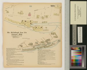 Octoraro Mills, Rowlandville, Maryland, Hexamer General Surveys, 1876 - Ernest Hexamer
