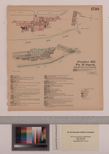 Providence Mill, Fairhill, Maryland, Hexamer General Surveys, 1882 - Ernest Hexamer