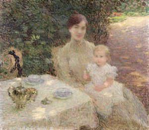 Dans le jardin, 1904 - Ernest Joseph Laurent