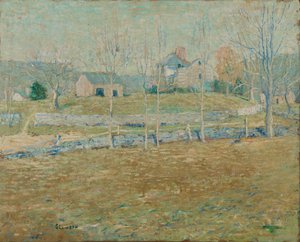 Une ferme abandonnée, vers 1908