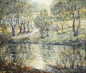 Chemin vers la rivière - Ernest Lawson