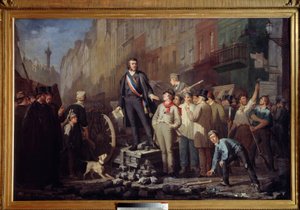 Alphonse Baudin (1811-1851) sur la barricade du faubourg Saint-Antoine le 3 décembre 1851