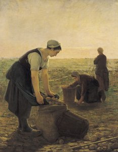 La Récolte des pommes de terre - Ernest Masson