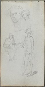 Carnet de croquis, page 12 : Figures multiples
