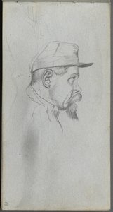 Carnet de croquis, page 13 : Buste d