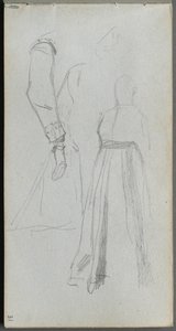 Carnet de croquis, page 31 : Étude de figures