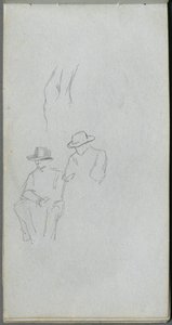 Carnet de croquis, page 32 : Étude de figures