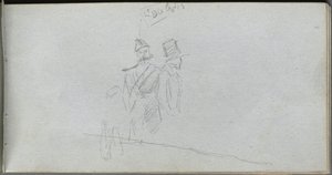 Carnet de croquis, page 38 : Étude d